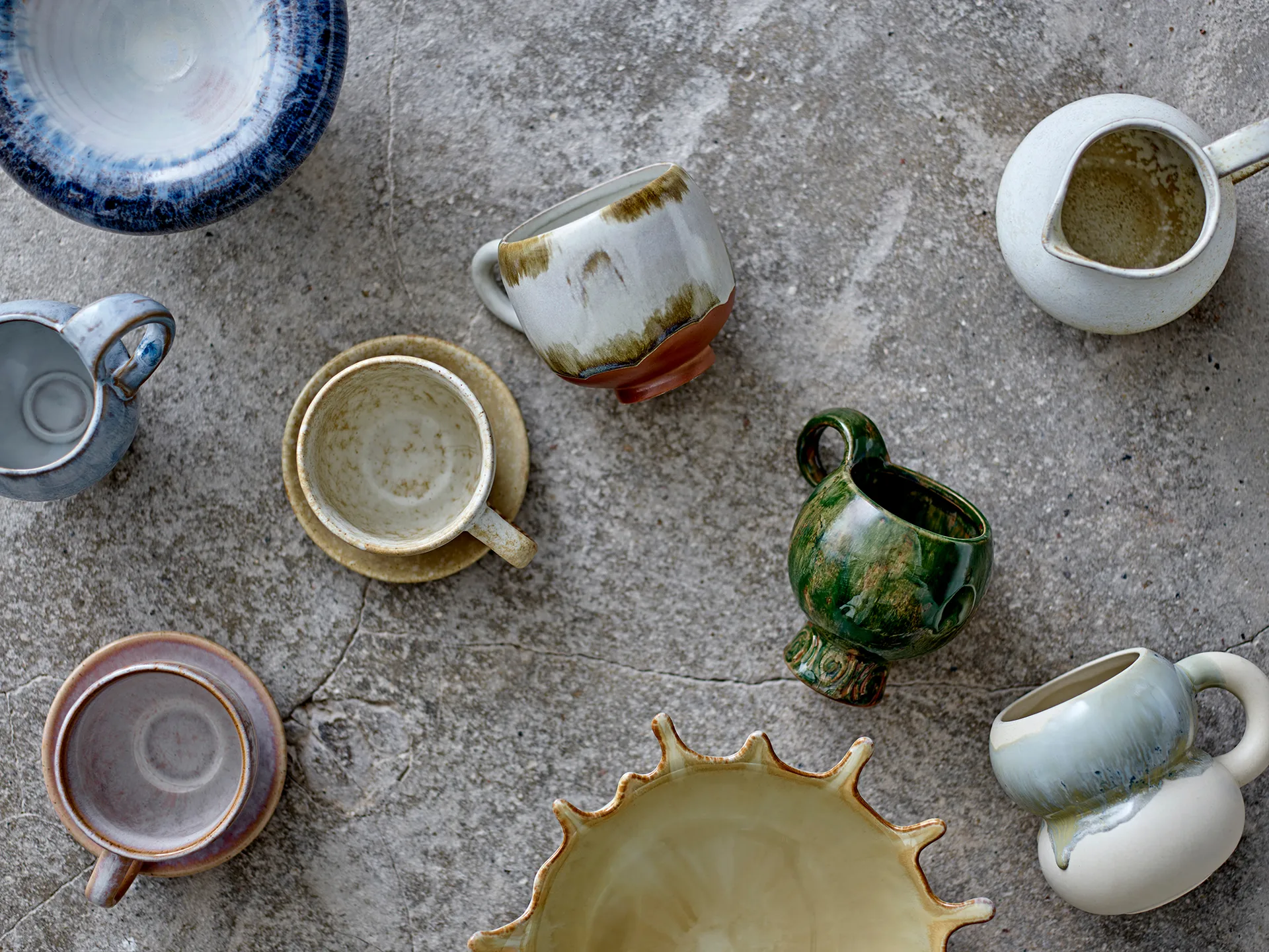 Avonlea muki 4-pack, Vihreä Bloomingville