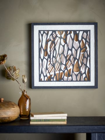 Barlin-taulu 37,5x37,5 cm - Ruskea-musta - Bloomingville