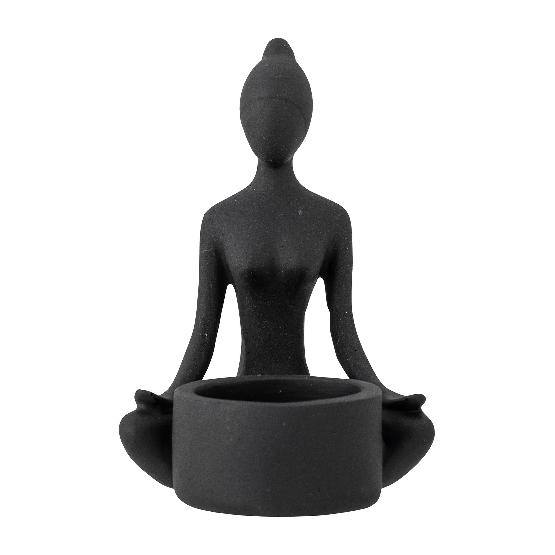 Benna tuikkupidike 12 cm, Musta Bloomingville