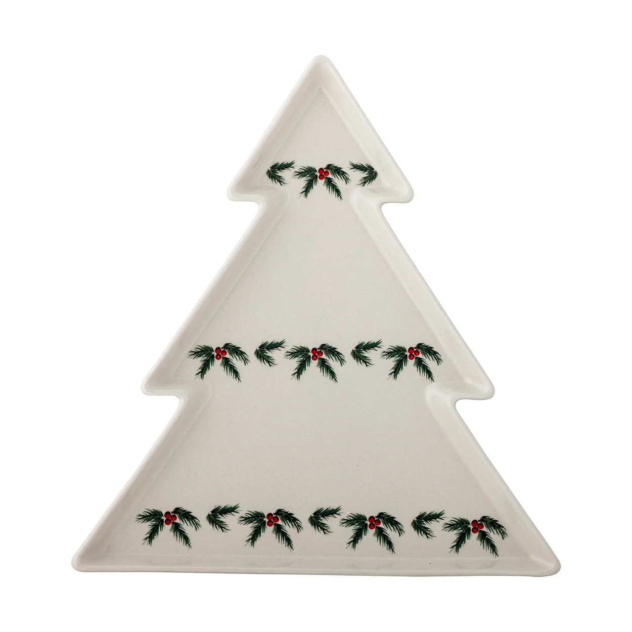 Bloomingville Berry tarjoiluvati Valkoinen