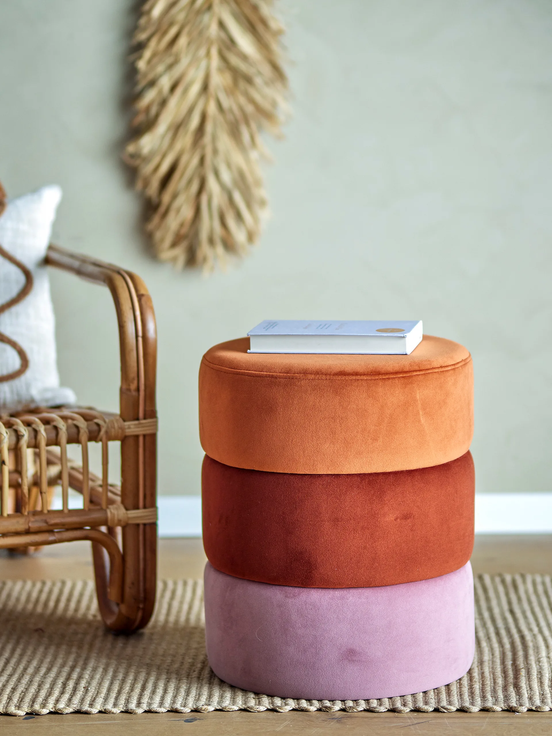 Bilbao rahi Ø37x45 cm, Orange Bloomingville