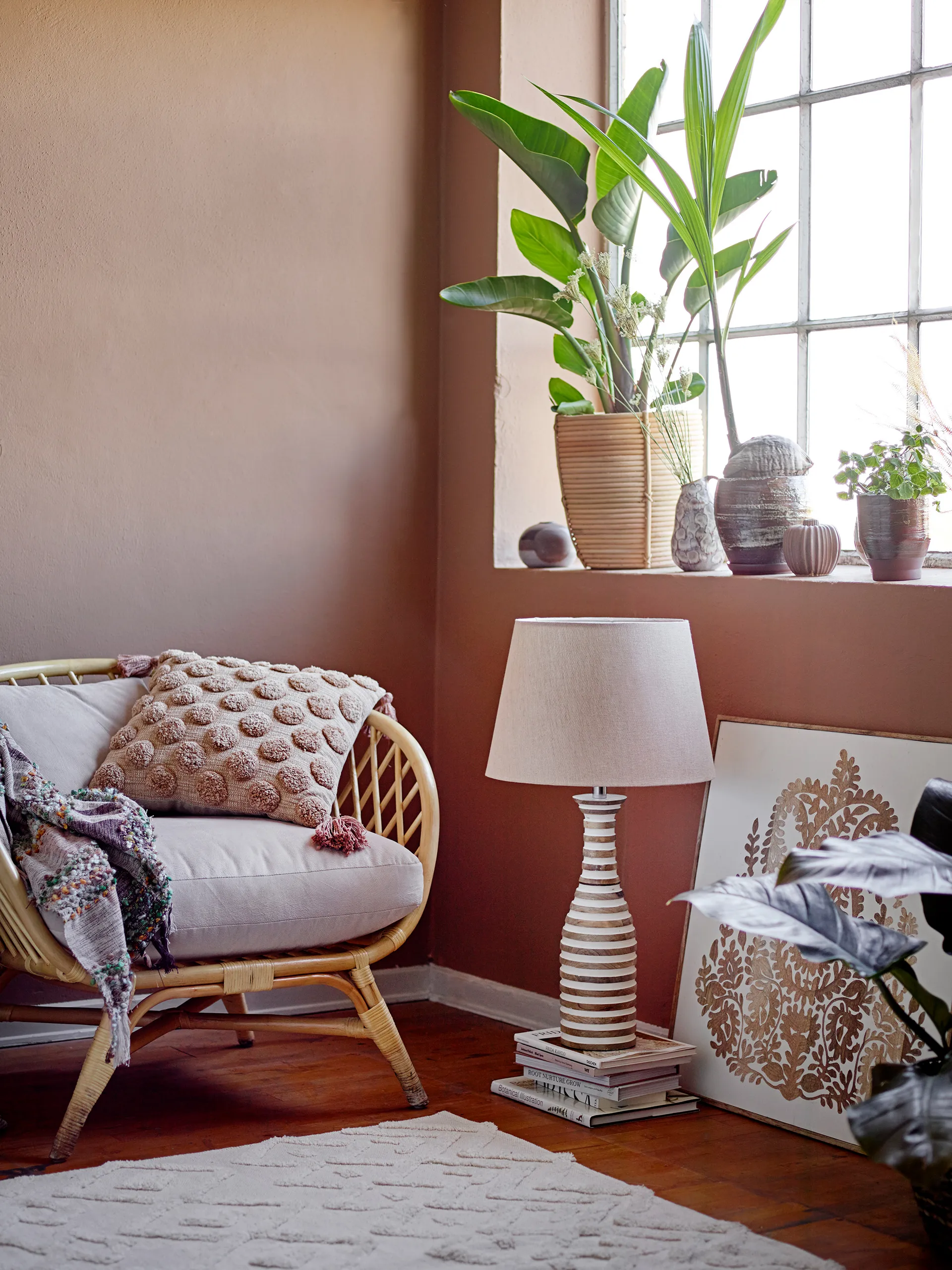 Binette tyyny 45x45 cm, Ruskea Bloomingville