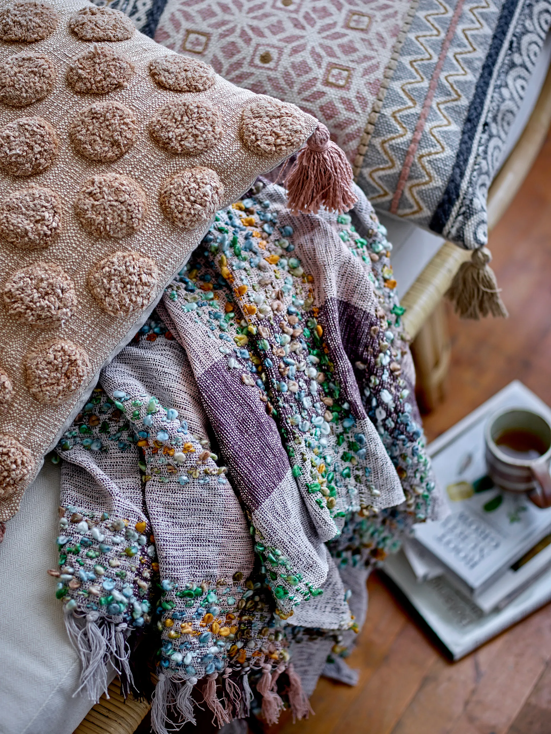 Binette tyyny 45x45 cm, Ruskea Bloomingville