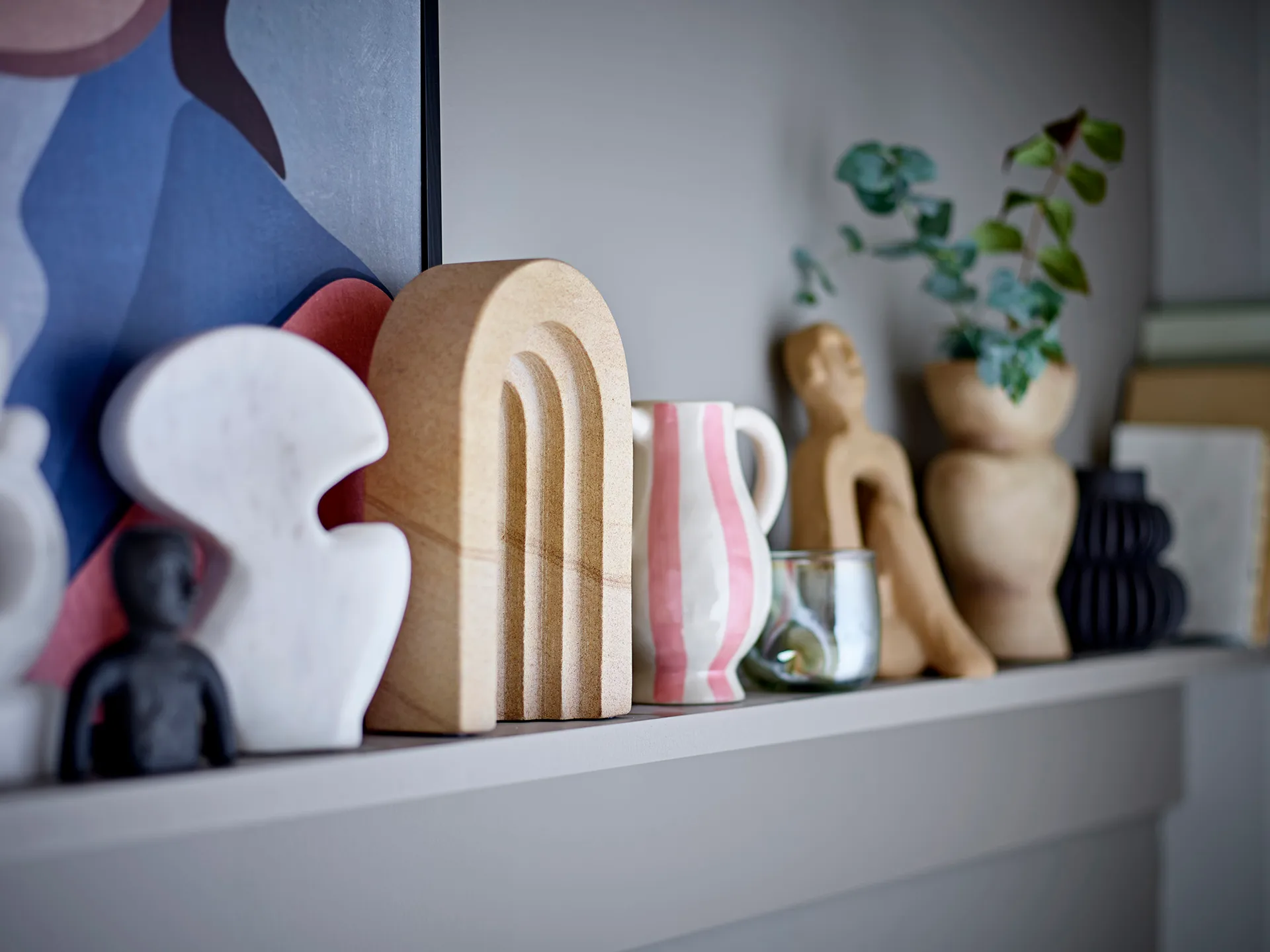 Binti maljakko 15 cm, Valkoinen-rose Bloomingville