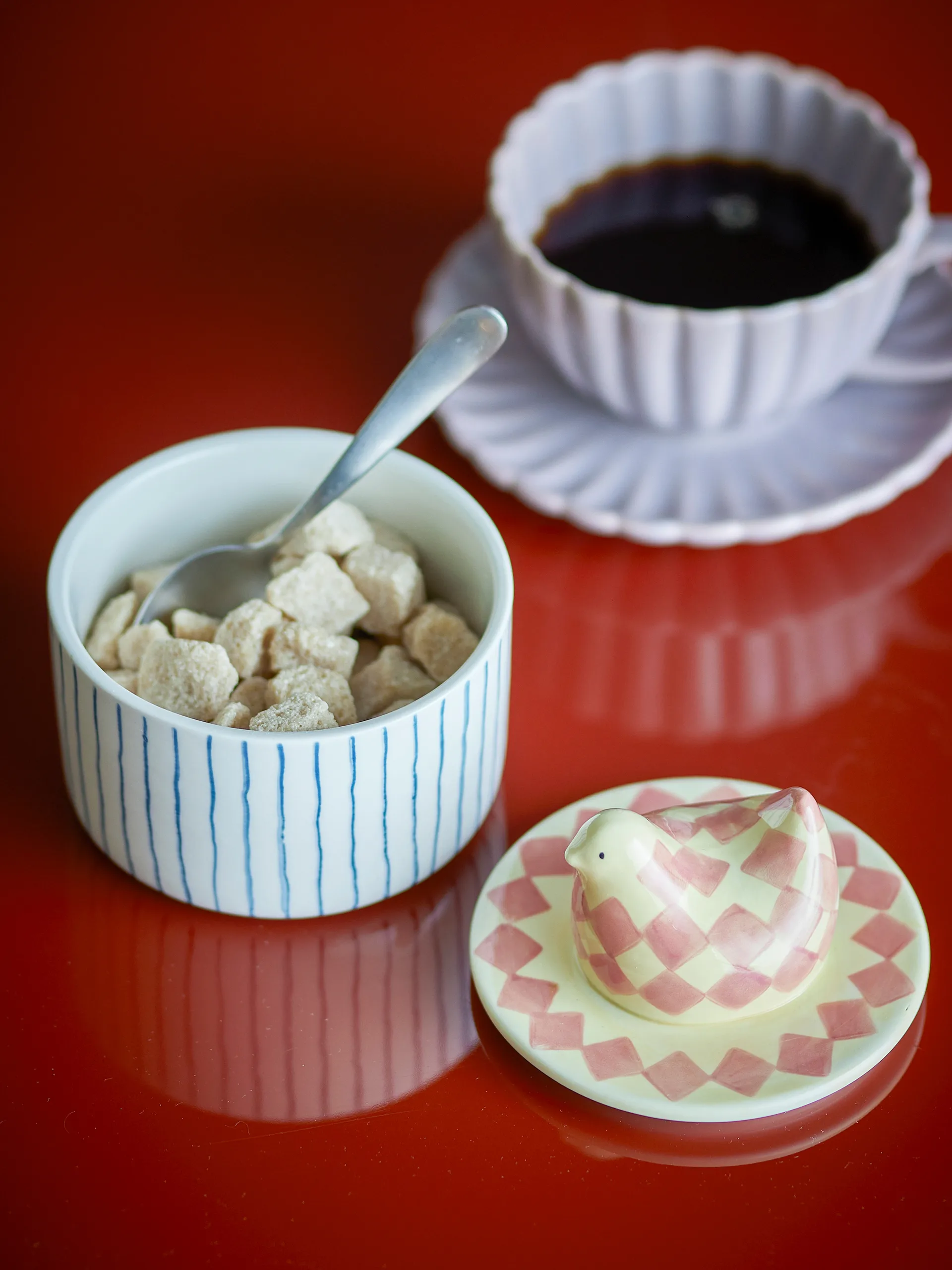 Biona kulho kansi Ø11 cm, Ruusu Bloomingville