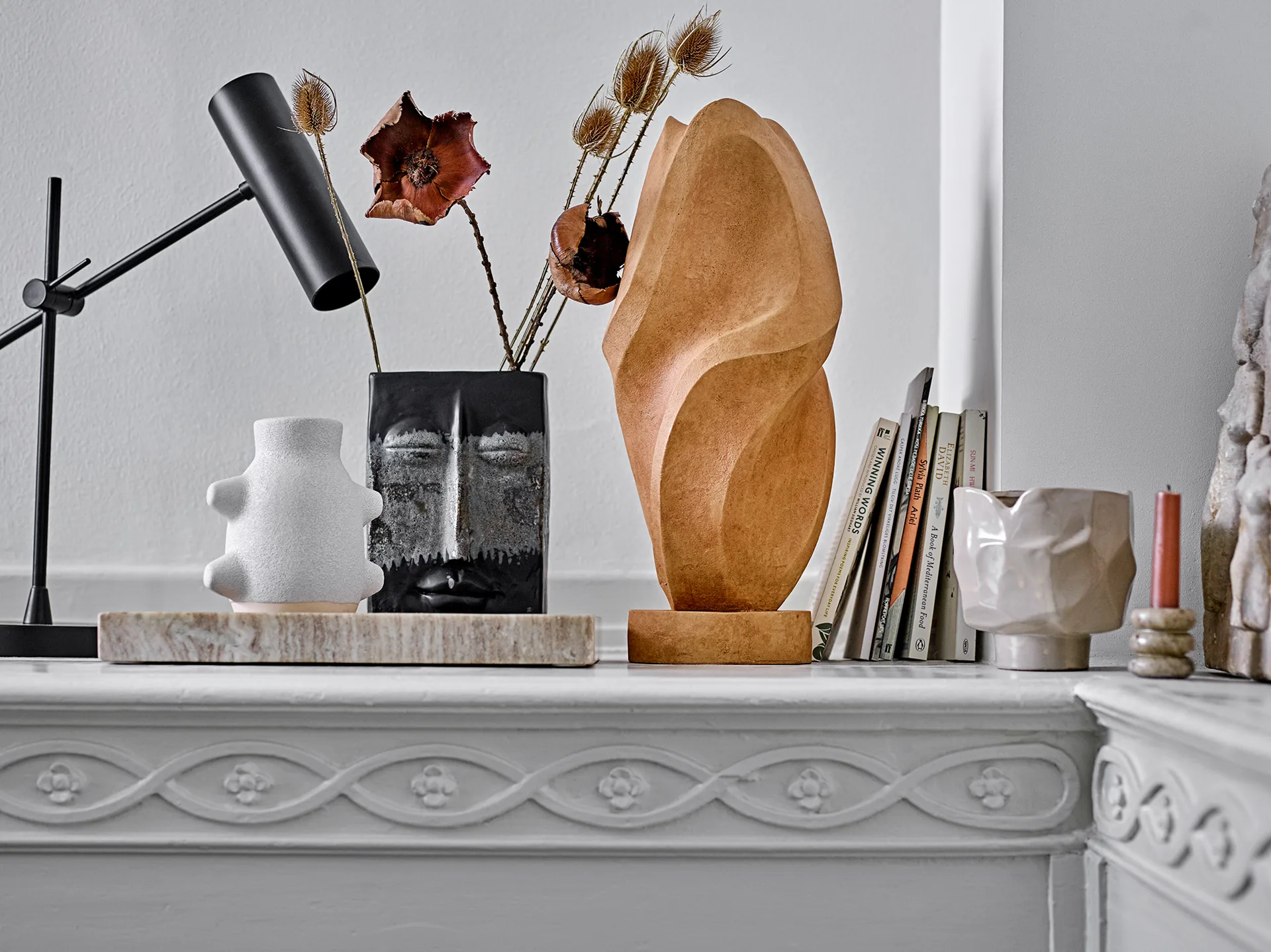 Birka maljakko valkoinen, 16 cm Bloomingville