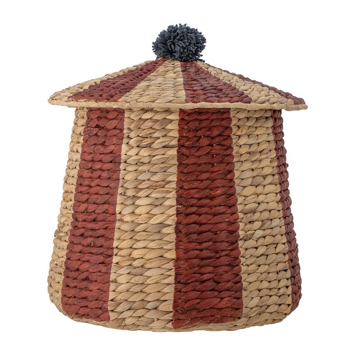 Bloomingville Birsen kannellinen kori 40 cm Luonnonvärinen-punainen