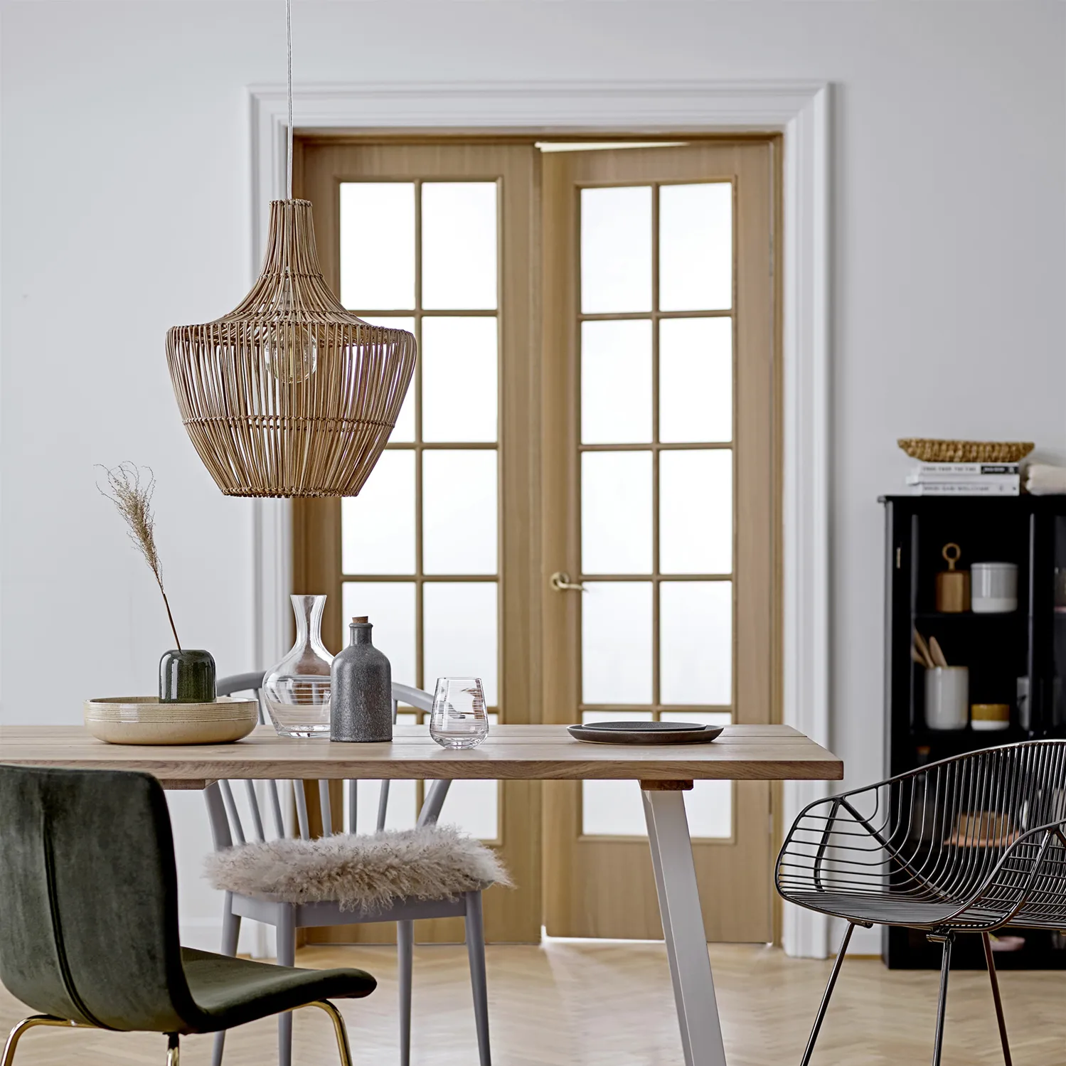 Bloomingville juomalasi, kartio, kirkas lasi Bloomingville