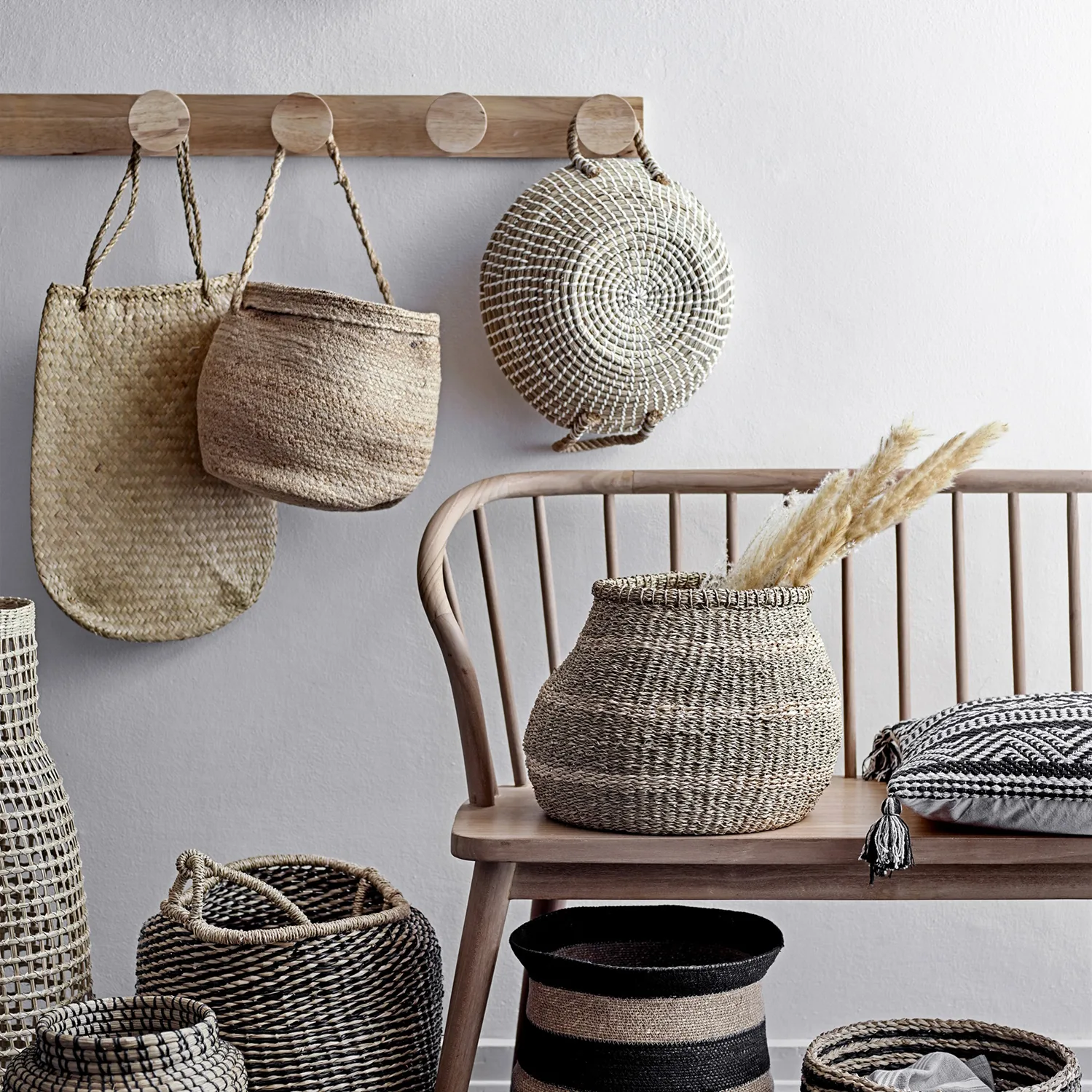 Bloomingville koukkulista 90 cm, Luonnonvärinen Bloomingville