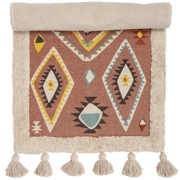 Bloomingville matto tupsuilla, 120 x 65 cm - Multi - Bloomingville