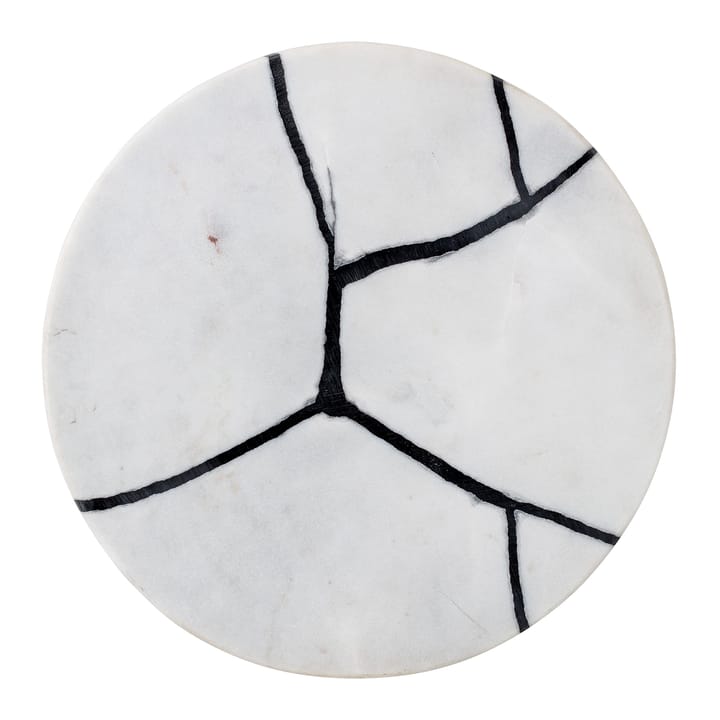 Bloomingville padanalunen marmori Ø 20,5 cm - Valkoinen - Bloomingville