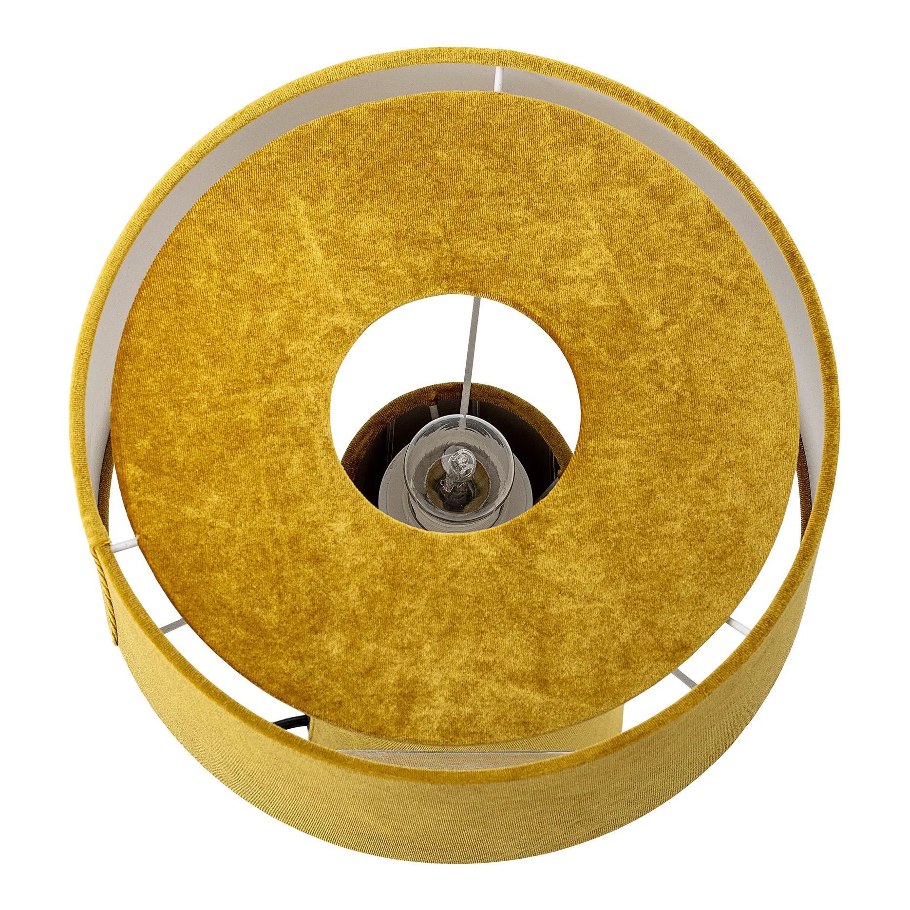 Bloomingville pöytälamppu polyesteriä, Keltainen Bloomingville