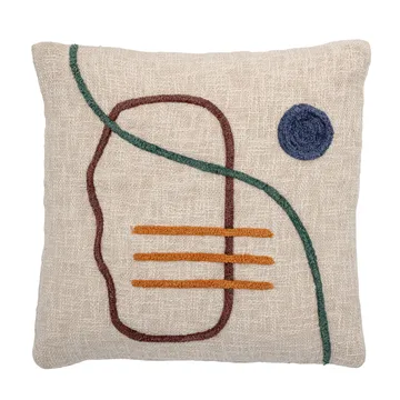 Bloomingville tyyny kirjailtu 45x45 cm - Luonnonvärinen - Bloomingville