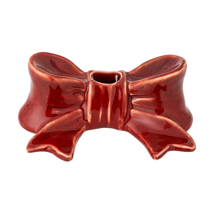 Bow-kynttilänjalka - Punainen, 11,5 cm - Bloomingville