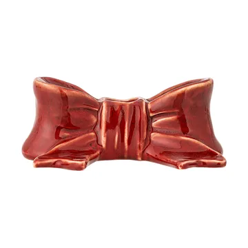 Bow-kynttilänjalka - Punainen, 11,5 cm - Bloomingville