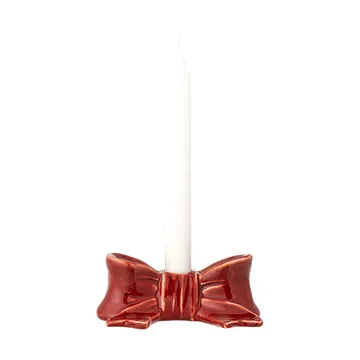Bow-kynttilänjalka - Punainen, 11,5 cm - Bloomingville