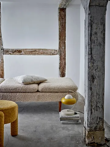 Bruno jakkara Ø42 cm - Keltainen - Bloomingville