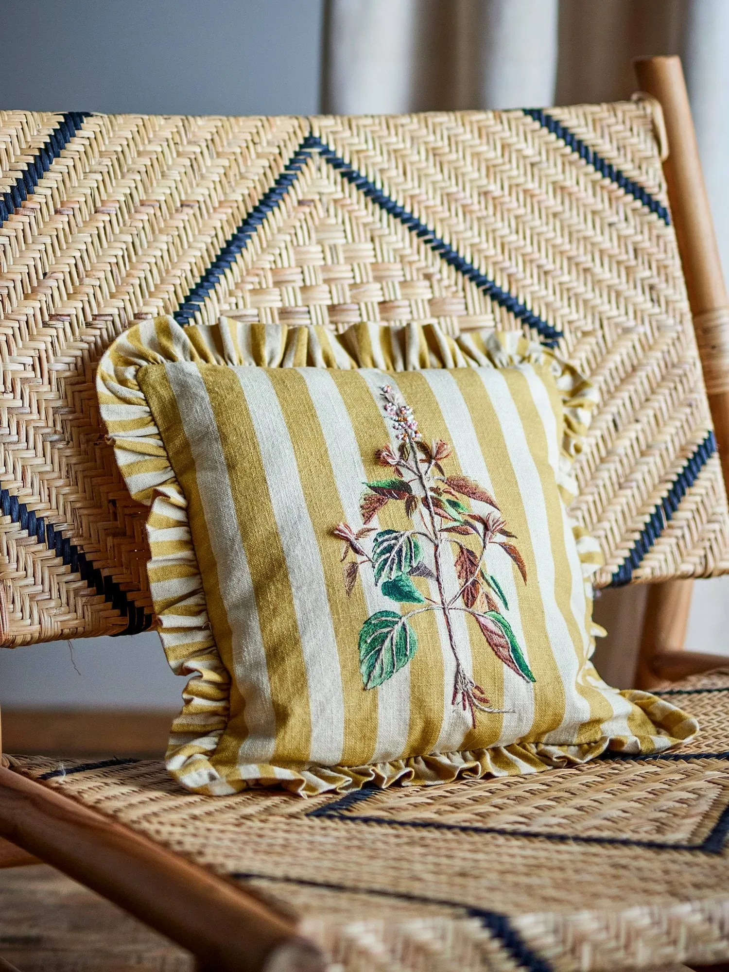 Camila tyyny, Yellow, 35x35 cm Bloomingville