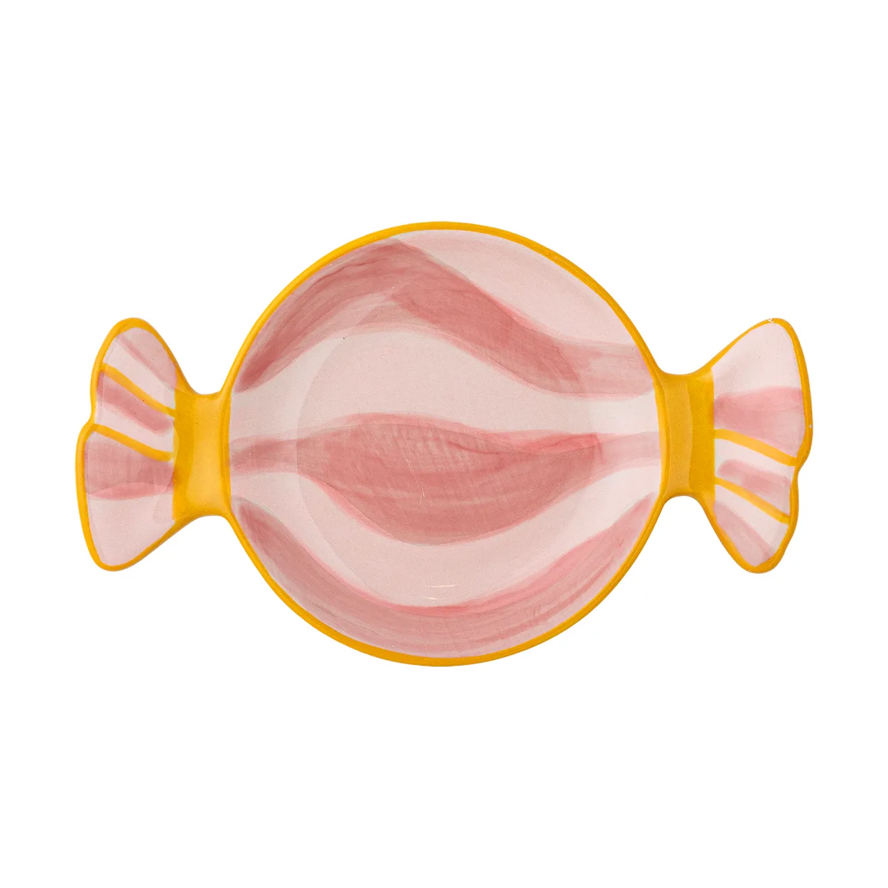 Bloomingville Caramella tarjoilulautanen 10x15 cm Vaaleanpunainen