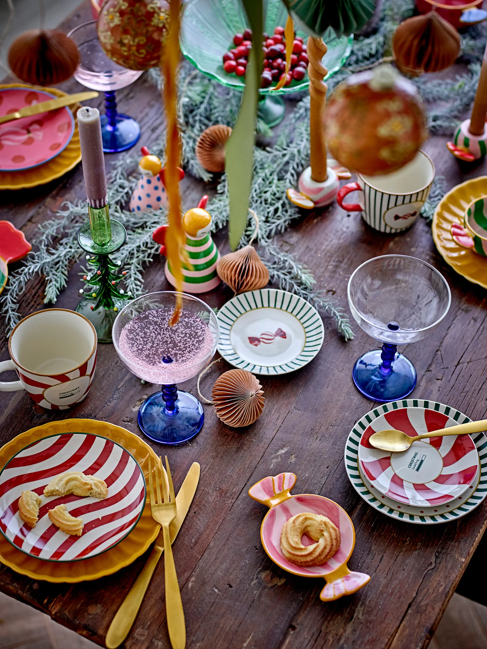 Caramella tarjoilulautanen 10x15 cm, Vaaleanpunainen Bloomingville