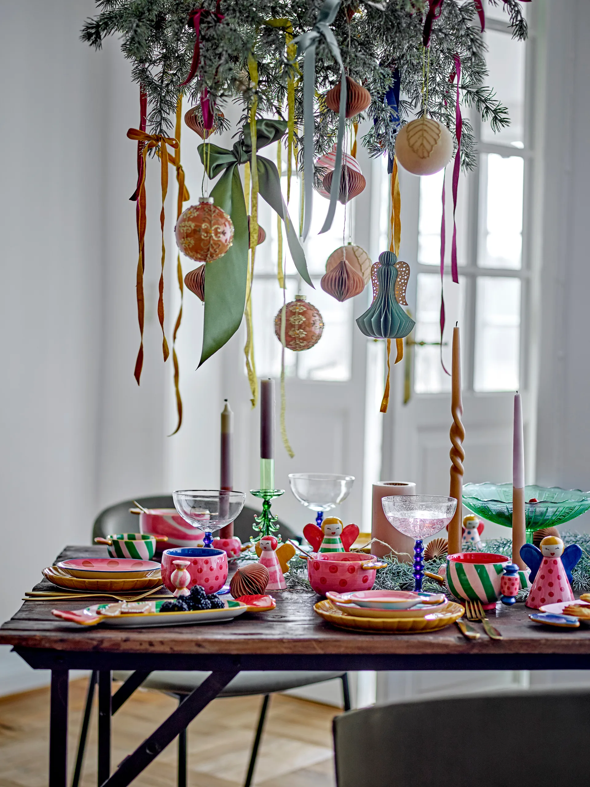 Caramella tarjoilulautanen10,5x28 cm, Vihreä Bloomingville