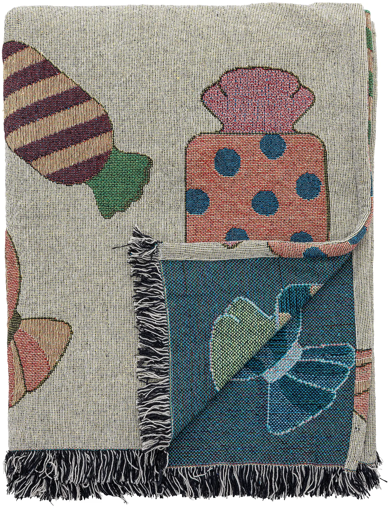 Bloomingville Caramella viltti 130x150 cm Luonto