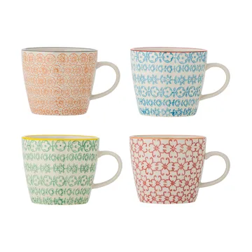 Carla-muki - Monivärinen, 4-pack - Bloomingville