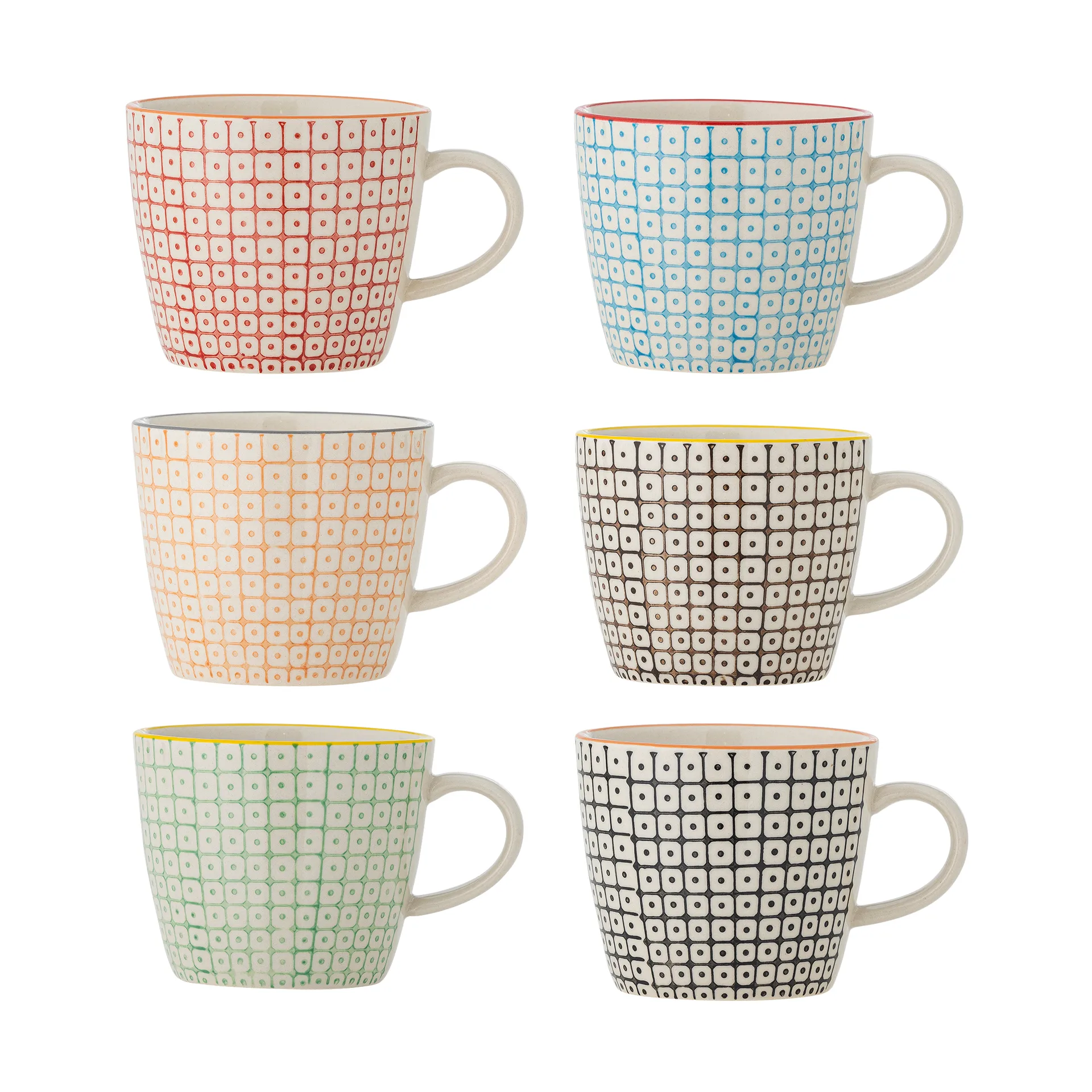 Carla-muki, Monivärinen, 6-pack Bloomingville