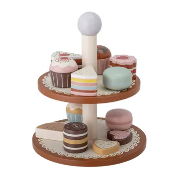 Carlina puulelu kakkuvati 13 osaa - Ruskea - Bloomingville