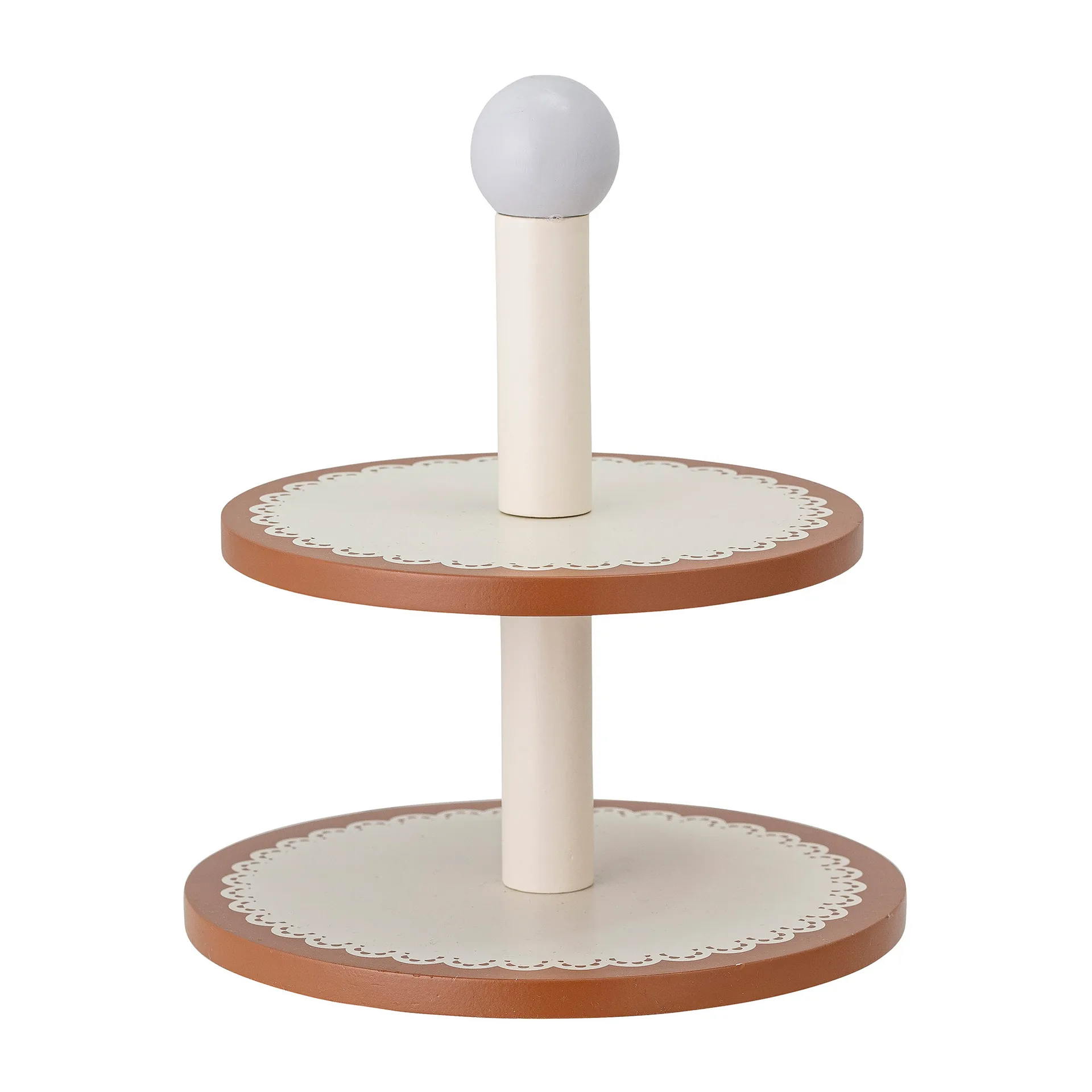 Carlina puulelu kakkuvati 13 osaa, Ruskea Bloomingville