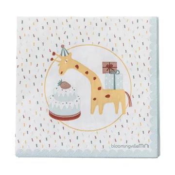 Celebrate paperilautasliina 20-pack - Sininen - Bloomingville