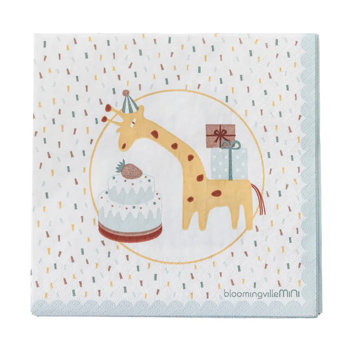 Celebrate paperilautasliina 20-pack - Sininen - Bloomingville