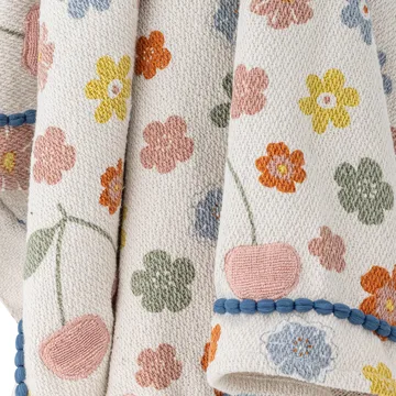 Cherry puuvillaviltti 160x130 cm - Ruusu - Bloomingville