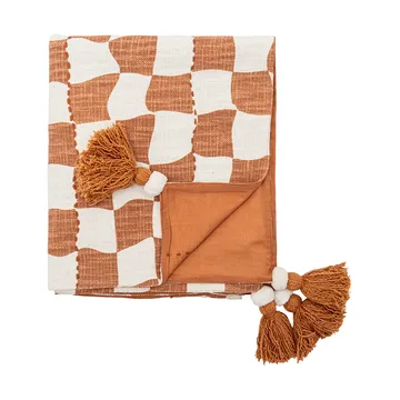 Chola huopa puuvilla 150x130 cm - Ruskea - Bloomingville