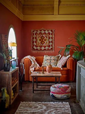 Chola huopa puuvilla 150x130 cm - Ruskea - Bloomingville