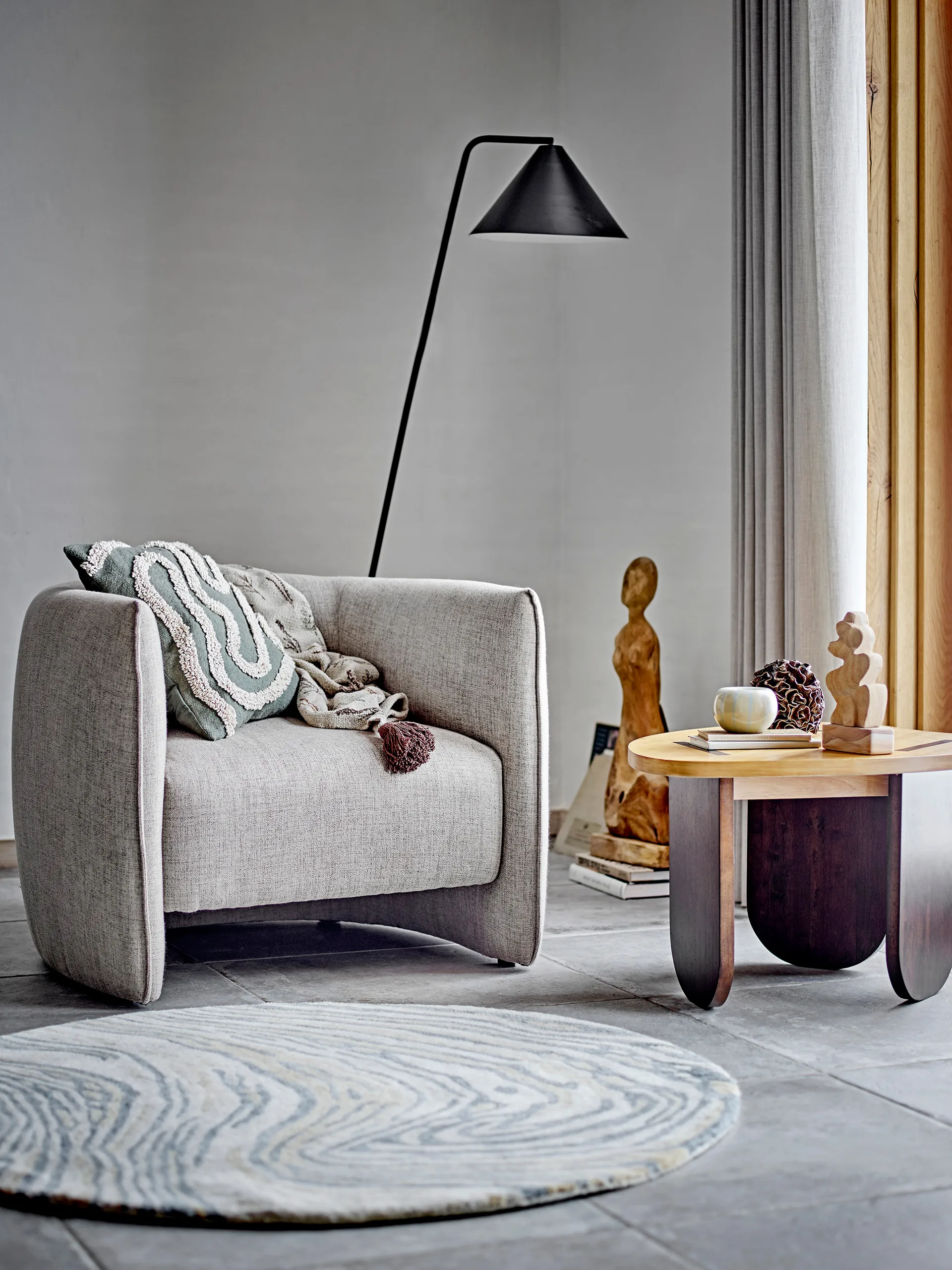 Cilas sohvapöytä 60x75 cm, Rubberwood Bloomingville