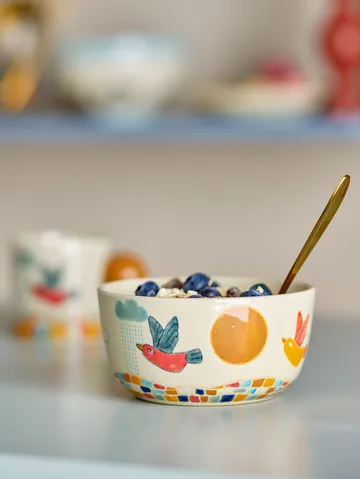 Colorine kulho Ø12 cm - Luonnollinen - Bloomingville