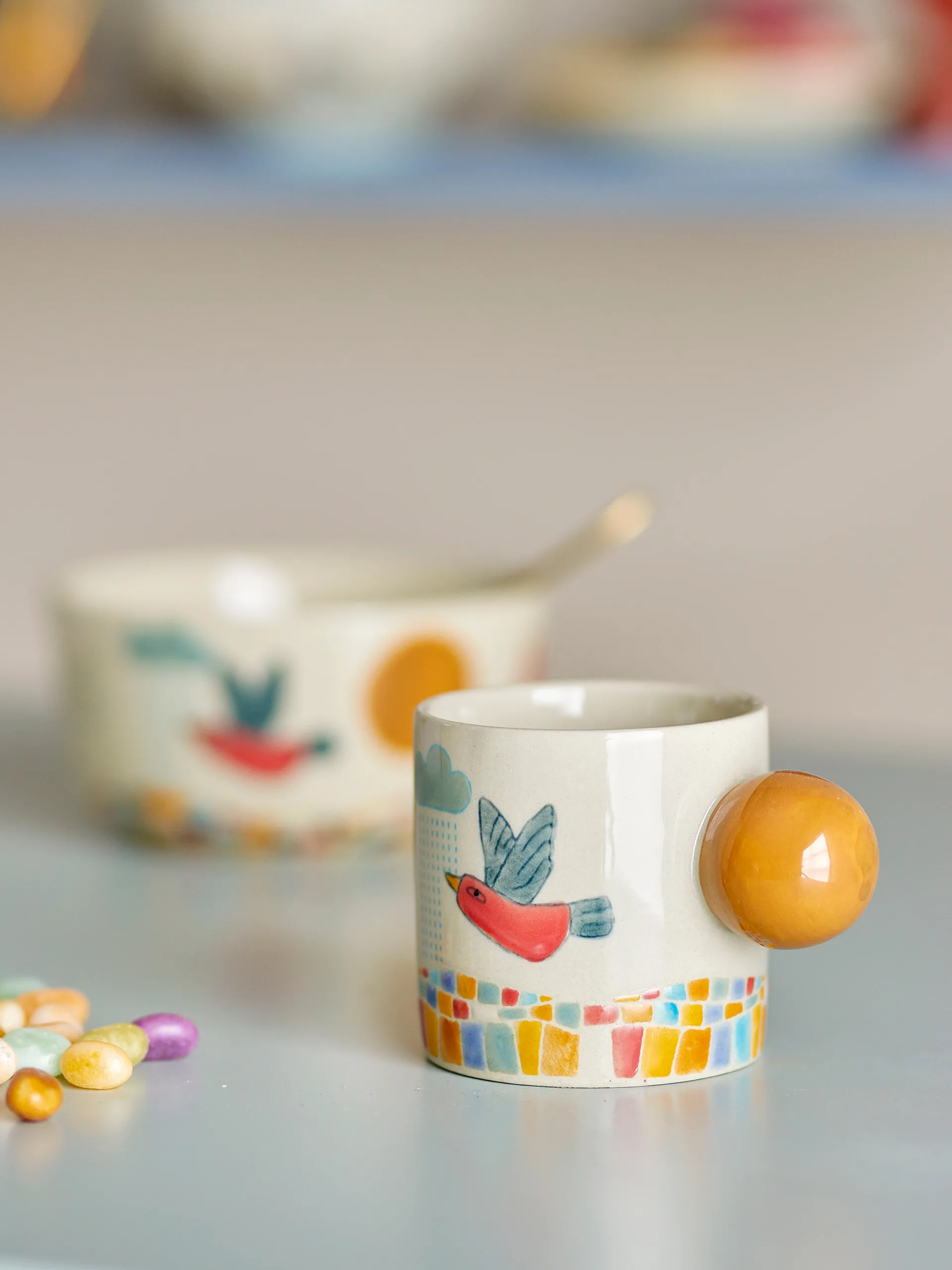 Colorine muki 15,5 cl, Luonnollinen Bloomingville