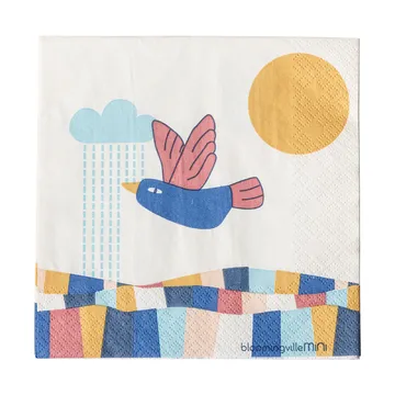 Colorine paperinen lautasliina 20 kpl - Luonnollinen - Bloomingville