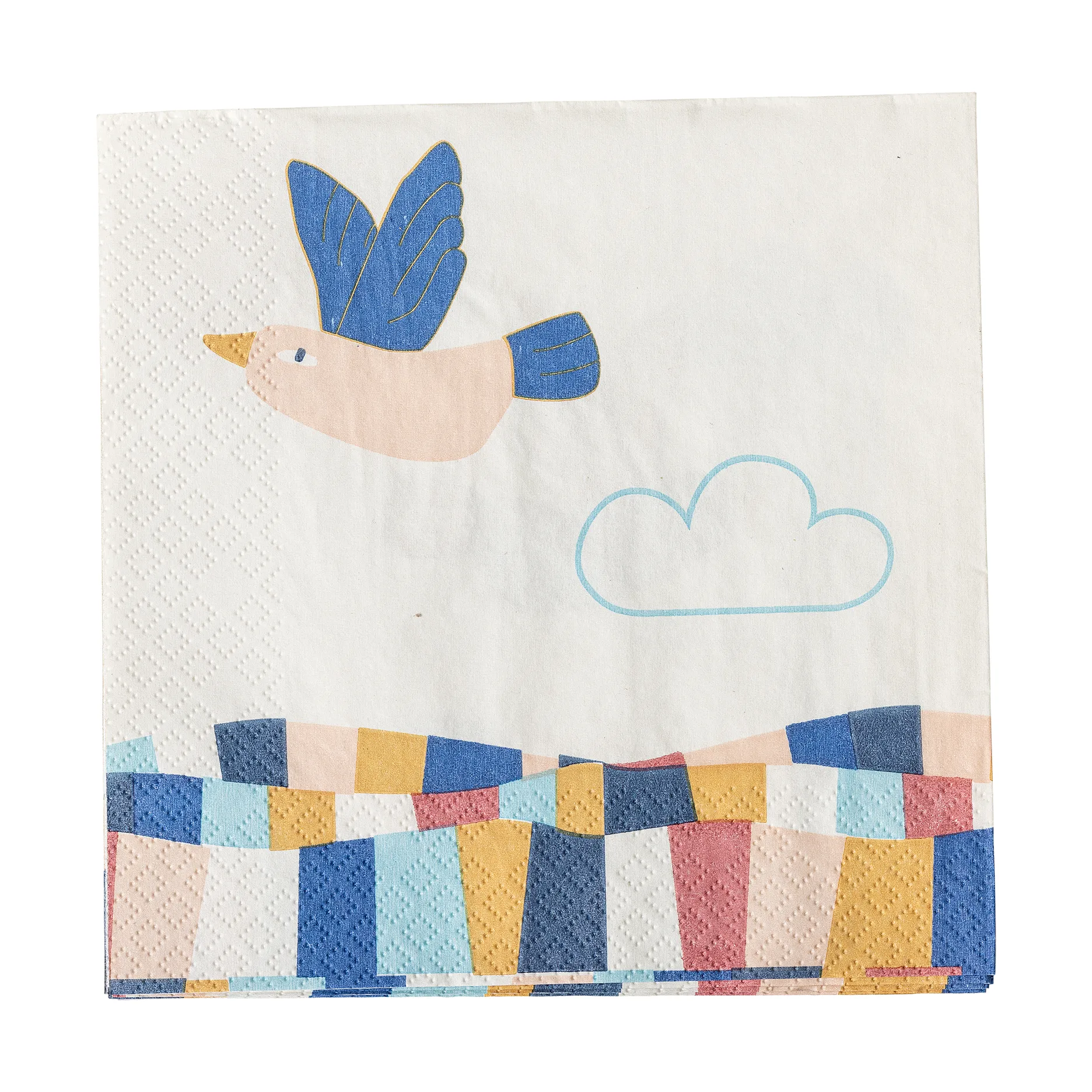 Colorine paperinen lautasliina 20 kpl, Luonnollinen Bloomingville