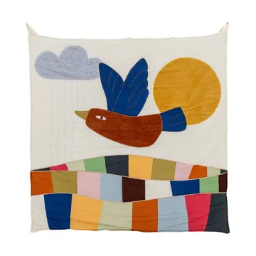 Colorine seinäkoriste puuvilla 101x101 cm - Luonnollinen - Bloomingville