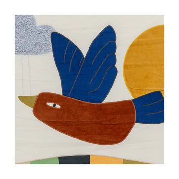 Colorine seinäkoriste puuvilla 101x101 cm - Luonnollinen - Bloomingville