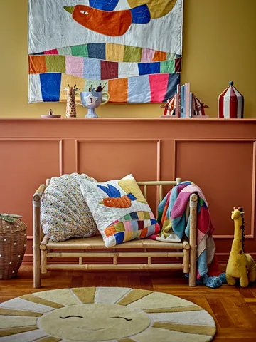 Colorine seinäkoriste puuvilla 101x101 cm - Luonnollinen - Bloomingville