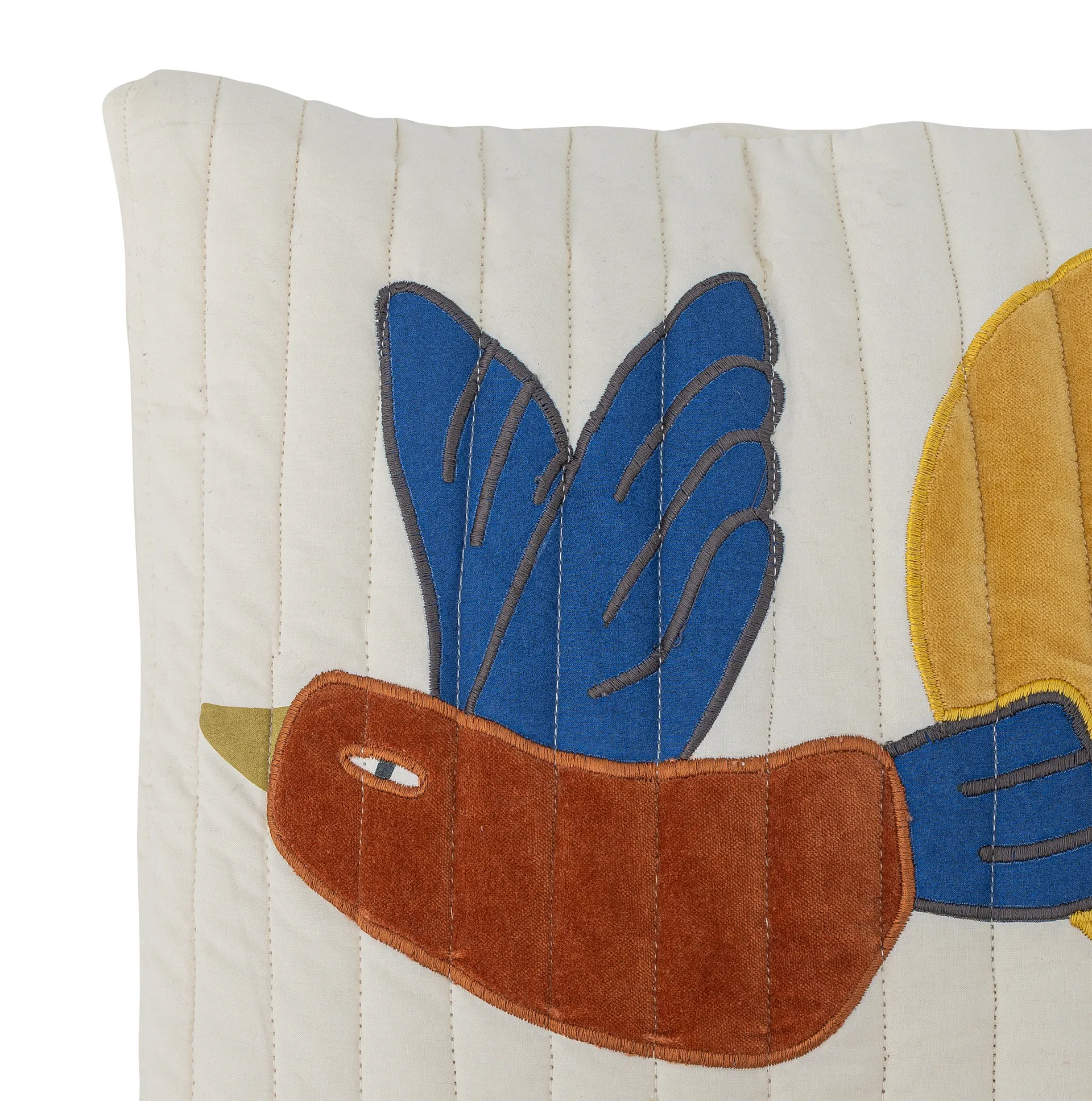 Colorine tyyny puuvilla 45x45 cm, Luonnollinen Bloomingville