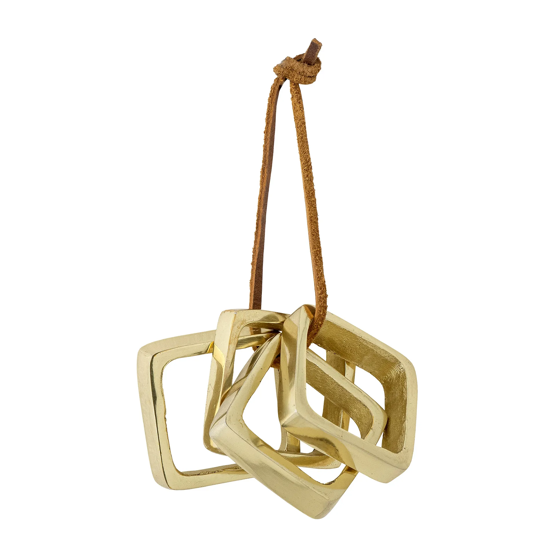 Cybelle lautasliinarengas 4,5 x 4,5 cm 4-pakkaus, Kulta Bloomingville