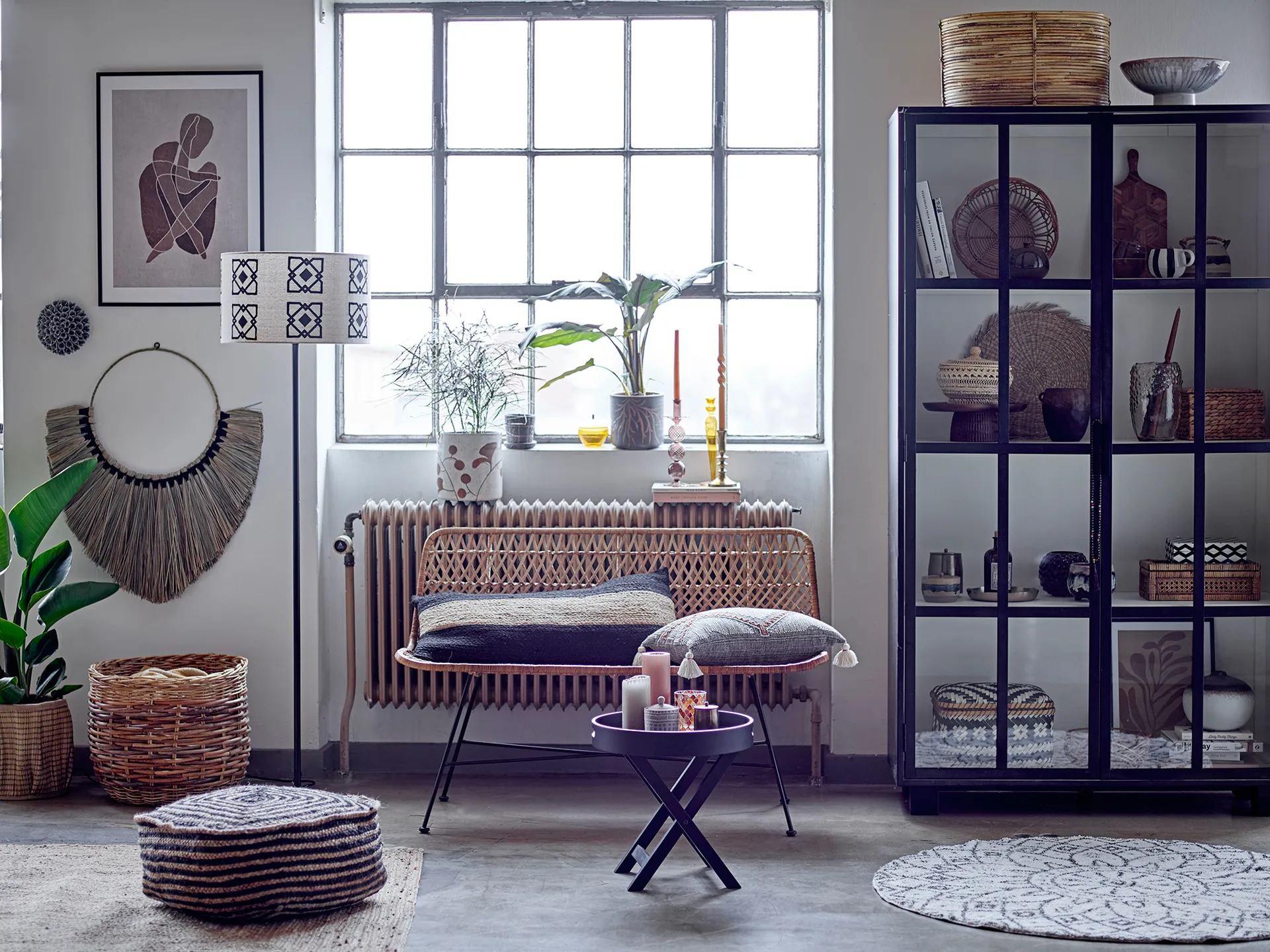 Dara kynttilänjalka 27 cm, Keltainen Bloomingville