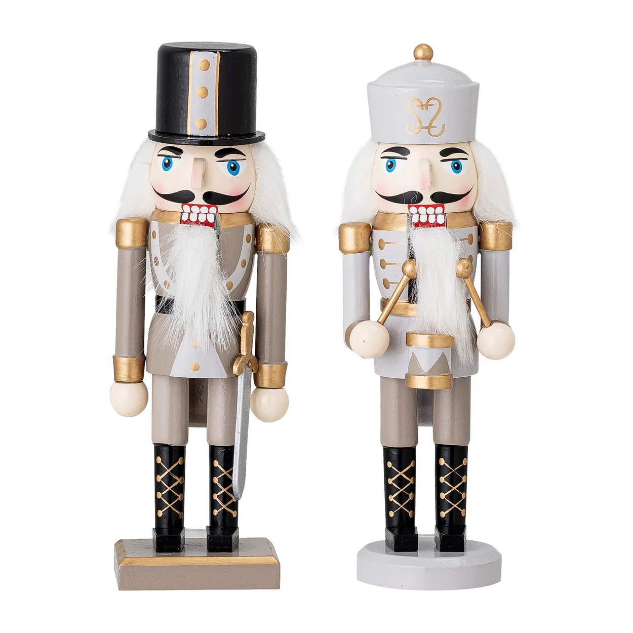 Bloomingville Darren pähkinänsärkijä koriste 20,5 cm 2 osaa Gold