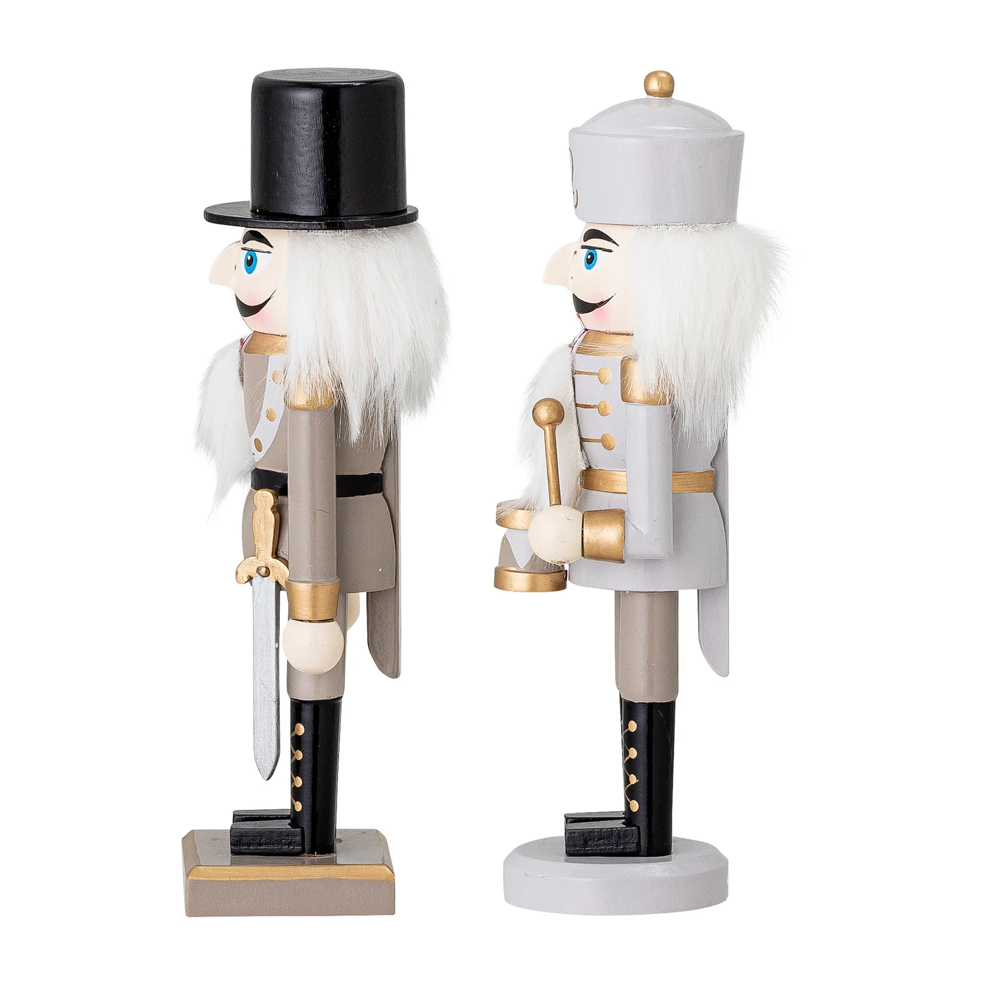 Darren pähkinänsärkijä koriste 20,5 cm 2 osaa, Gold Bloomingville