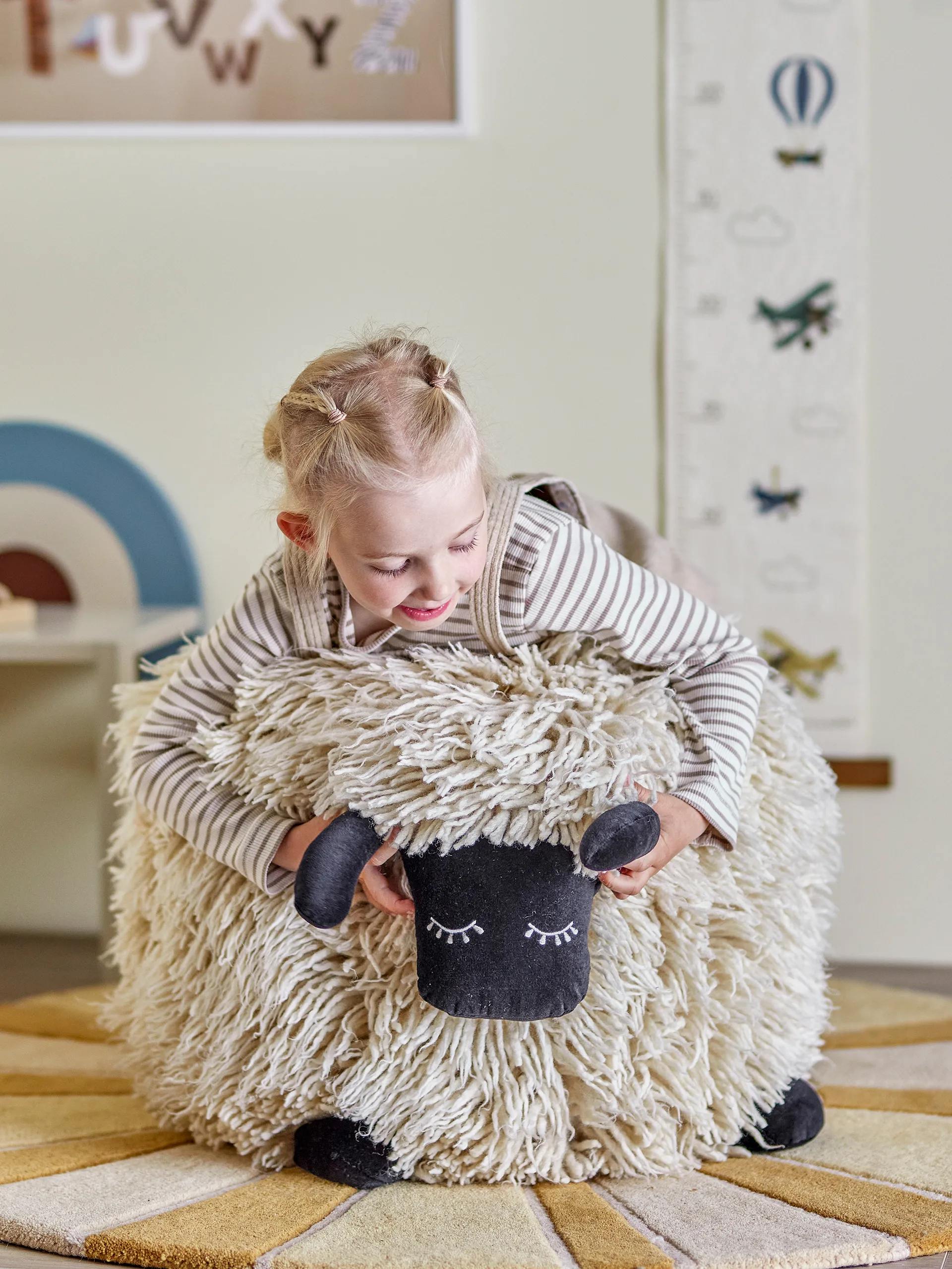 Dolly-puff villa 50x45 cm, Valkoinen Bloomingville