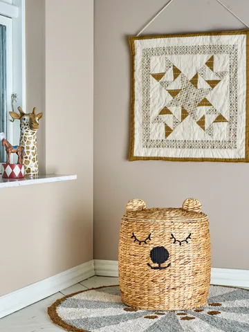 Dolma säilytyskori kannella Ø42x50 cm - Luonto - Bloomingville